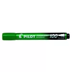 Alkoholos marker, 1 mm, kúpos, PILOT "Permanent Marker 100", zöld