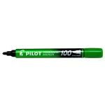 Alkoholos marker, 1 mm, kúpos, PILOT "Permanent Marker 100", zöld