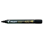 Alkoholos marker, 1,5-4 mm, vágott, PILOT "Permanent Marker 400", fekete