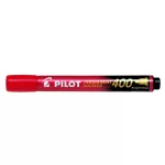 Alkoholos marker, 1,5-4 mm, vágott, PILOT "Permanent Marker 400", piros