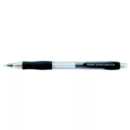 Nyomósirón, 0,5 mm, PILOT "SuperGrip", fekete