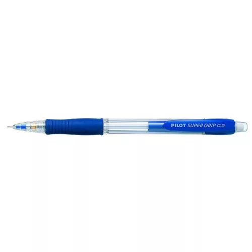 Nyomósirón, 0,5 mm, PILOT "SuperGrip", kék