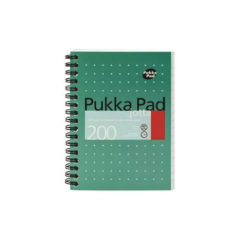Spirálfüzet, A6, vonalas, 100 lap, PUKKA PAD, "Metallic Jotta"