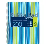 Spirálfüzet, A4+, vonalas, 100 lap, PUKKA PAD "Stripe Jotta"