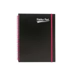 Spirálfüzet, A4+, vonalas, 100 lap, PUKKA PAD, "Neon notepad"
