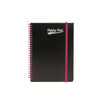 Spirálfüzet, A5, vonalas, 100 lap, PUKKA PAD, "Neon notepad"