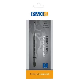 Golyóstollbetét, 0,8 mm, PAX, fekete