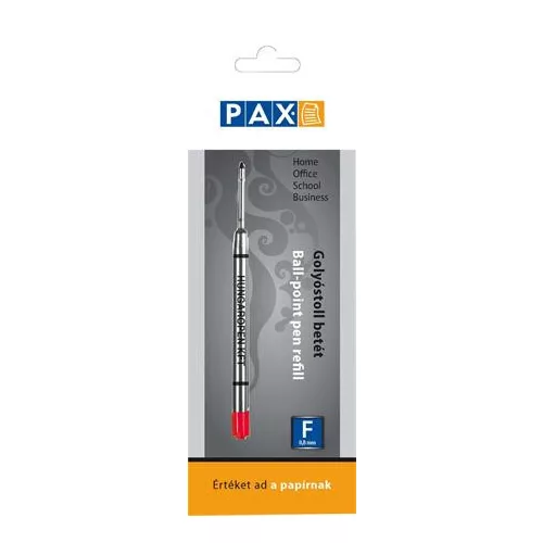 Golyóstollbetét, 0,8 mm, PAX, piros