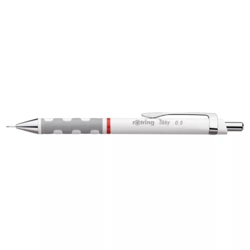 Nyomósirón, 0,5 mm, ROTRING "Tikky", fehér