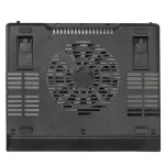Notebook állvány, hűtőventilátorral, 17,3", RIVACASE "5556", fekete