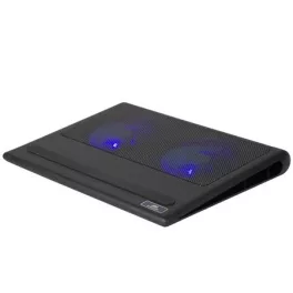   Notebook állvány, hűtőventilátorral, 17,3", RIVACASE "5557", fekete