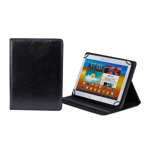 Univerzális táblagéptok, 9"/9,7"/10.5", műbőr, RIVACASE "3007" fekete
