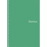 Spirálfüzet, A5, kockás, 80 lap, PP borító, SHKOLYARYK "Genius", vegyes