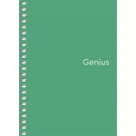 Spirálfüzet, A6, kockás, 80 lap, PP borító, SHKOLYARYK "Genius", vegyes