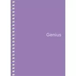 Spirálfüzet, A6, kockás, 80 lap, PP borító, SHKOLYARYK "Genius", vegyes