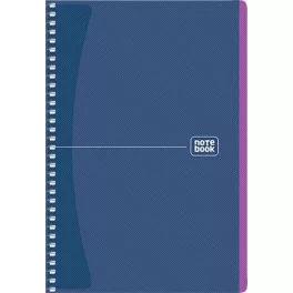   Spirálfüzet, A5, kockás, 80 lap, SHKOLYARYK "Notebook", vegyes