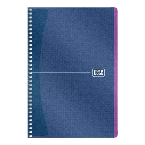 Spirálfüzet, A5, kockás, 80 lap, SHKOLYARYK "Notebook", vegyes