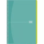 Spirálfüzet, A5, kockás, 80 lap, SHKOLYARYK "Notebook", vegyes