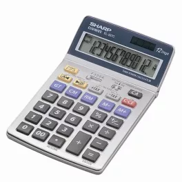   Számológép, asztali, 12 számjegy, SHARP "EL-337"