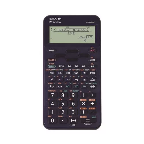Számológép, tudományos, 420 funkció, SHARP "EL-W531TL", kék
