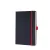 Jegyzetfüzet, exkluzív, A5, kockás, 97 lap, keményfedeles, SIGEL "Conceptum Red Edition", fekete-piros