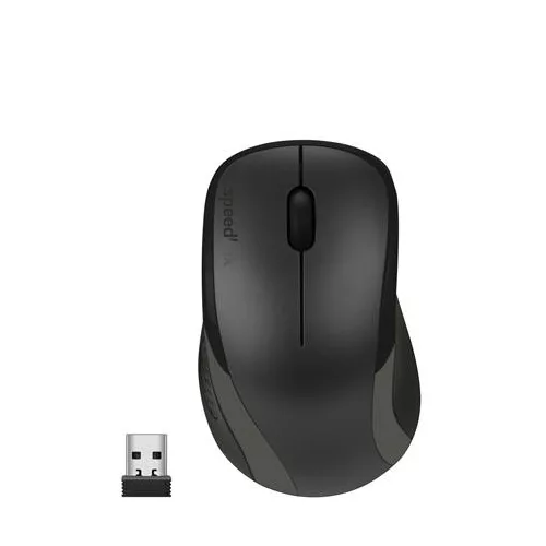Egér, vezeték nélküli, optikai, USB, SPEEDLINK "Kappa", fekete