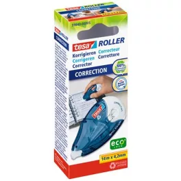   Hibajavító roller, 4,2 mm x 14 m, utántölthető, TESA "ecoLogo®"