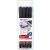 Alkoholos marker készlet, OHP, 0,3 mm, EDDING "140 S", 4 különböző szín