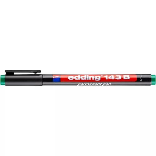 Alkoholos marker, OHP, 1 mm, EDDING "143 B", zöld