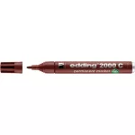 Alkoholos marker, 1,5-3 mm, kúpos, EDDING "2000", barna