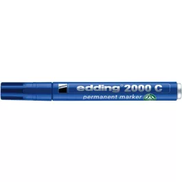   Alkoholos marker, 1,5-3 mm, kúpos, EDDING "2000", kék
