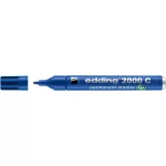 Alkoholos marker, 1,5-3 mm, kúpos, EDDING "2000", kék