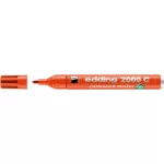 Alkoholos marker, 1,5-3 mm, kúpos, EDDING "2000", narancssárga