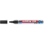 Tábla- és flipchart marker, 1-3 mm, kúpos, EDDING "250", fekete