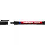 Alkoholos marker, 1,5-3 mm, kúpos, EDDING "300", fekete