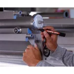 Alkoholos marker, 1,5-3 mm, kúpos, EDDING "300", fekete