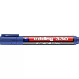   Alkoholos marker, 1-5 mm, vágott, EDDING "330", kék