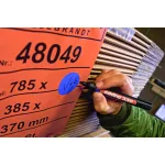 Alkoholos marker, 1-5 mm, vágott, EDDING "330", zöld