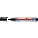 Tábla- és flipchart marker, 1,5-3 mm, kúpos, EDDING "360", fekete