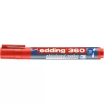 Tábla- és flipchart marker, 1,5-3 mm, kúpos, EDDING "360", piros