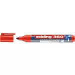 Tábla- és flipchart marker, 1,5-3 mm, kúpos, EDDING "360", piros
