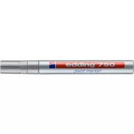Lakkmarker, 2-4 mm, EDDING "750", ezüst