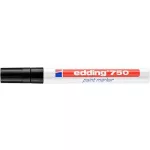 Lakkmarker, 2-4 mm, EDDING "750", fekete