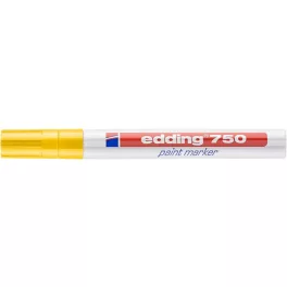 Lakkmarker, 2-4 mm, EDDING "750", sárga
