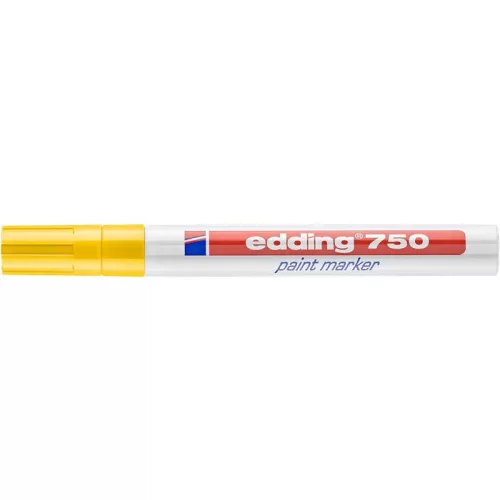 Lakkmarker, 2-4 mm, EDDING "750", sárga