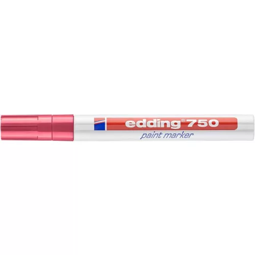 Lakkmarker, 2-4 mm, EDDING "750", piros