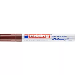 Lakkmarker, 2-4 mm, EDDING "750", barna