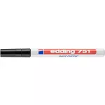 Lakkmarker, 1-2 mm, EDDING "751", fekete