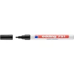 Lakkmarker, 1-2 mm, EDDING "751", fekete