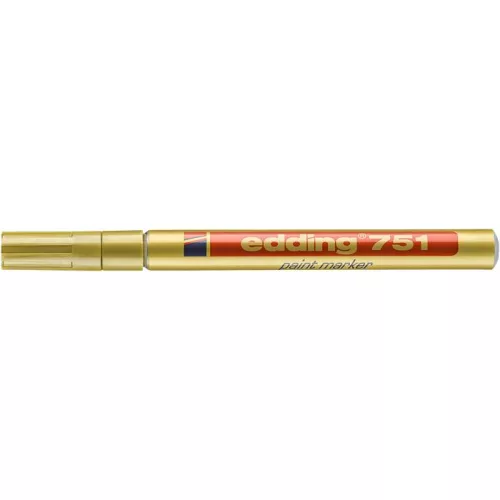 Lakkmarker, 1-2 mm, EDDING "751", arany